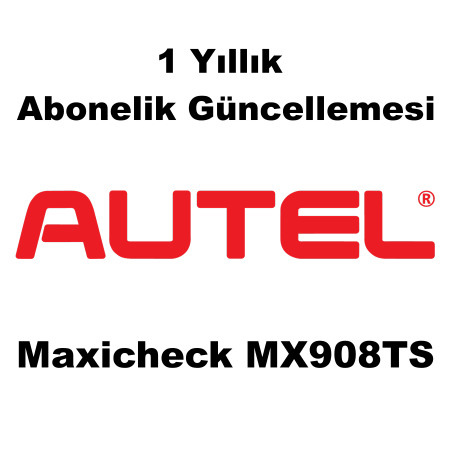 Autel MaxiCheck MX900TS 1 Yıllık Abonelik Güncellemesi